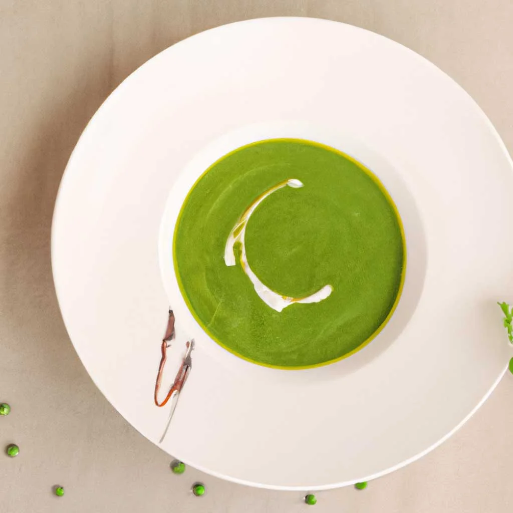 receta crema de guisantes